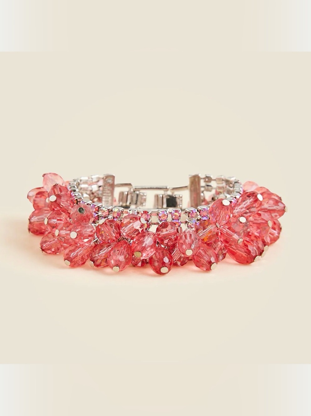 J.Crew Crystal Floral Statement Bracelet – NWT